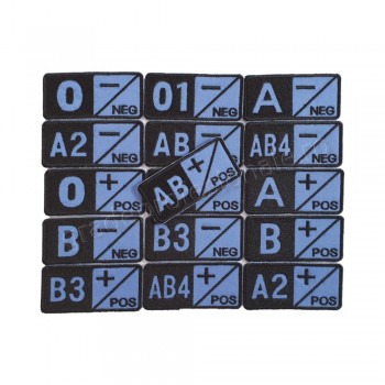 Ecusoane grupa sanguina albastru forte aeriene
