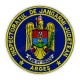 Emblema Inspectoratul de Jandarmi Judetean - IJJ brodata cu insemnul heraldic al tuturor unitatilor judetene