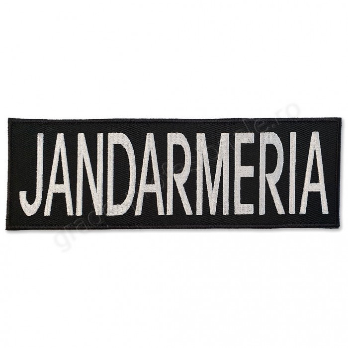 Emblema "JANDARMERIA" spate