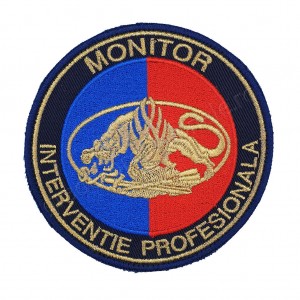 Emblema Monitor Interventie Profesionala brodata 