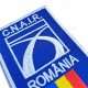 Emblema C.N.A.I.R. brodata pe suport textil de culoare albastra sau bleumarin