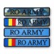 ecuson brodat cu textul "RO ARMY" pentru fortele aeriene