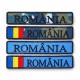 ecuson brodat cu textul "ROMANIA" pentru fortele aeriene