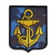 emblema brodata stat major forte navale pe suport textil