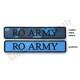 ecuson brodat cu textul "RO ARMY" pentru fortele navale