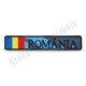 ecuson brodat cu textul "ROMANIA" pentru fortele navale