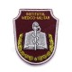 Emblema Institutul Medico - Militar brodata pe suport textil 