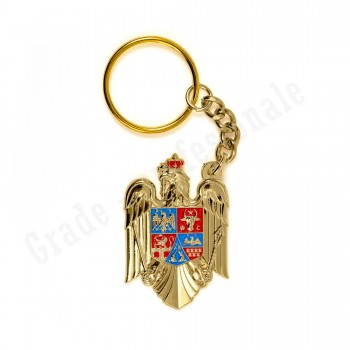 Breloc metalic Stema Romaniei